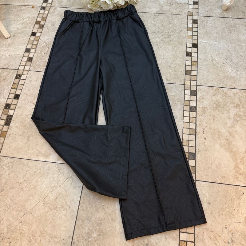 Wide Leg Leather Looks