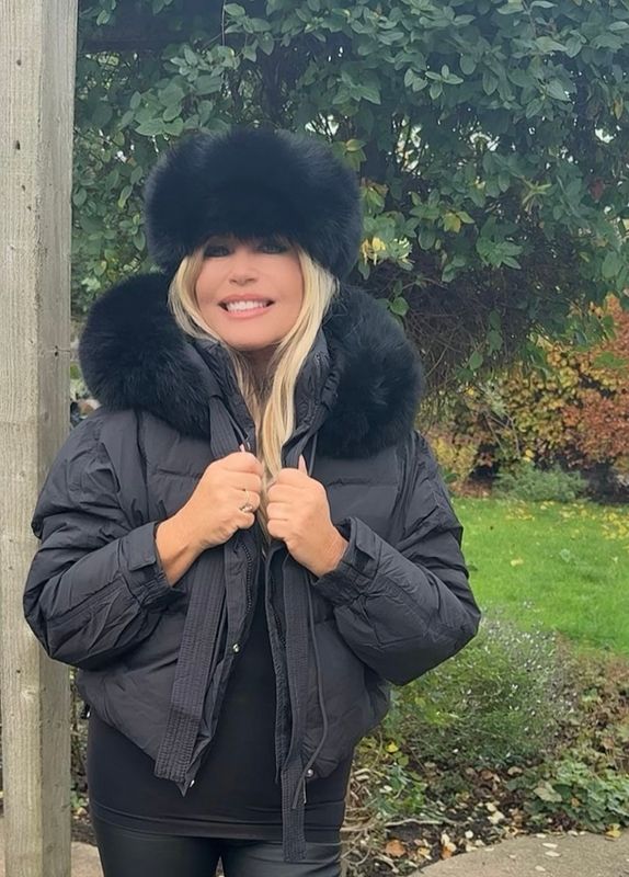 Black Fox Fur &amp; Down Hooded Puffer Jacket