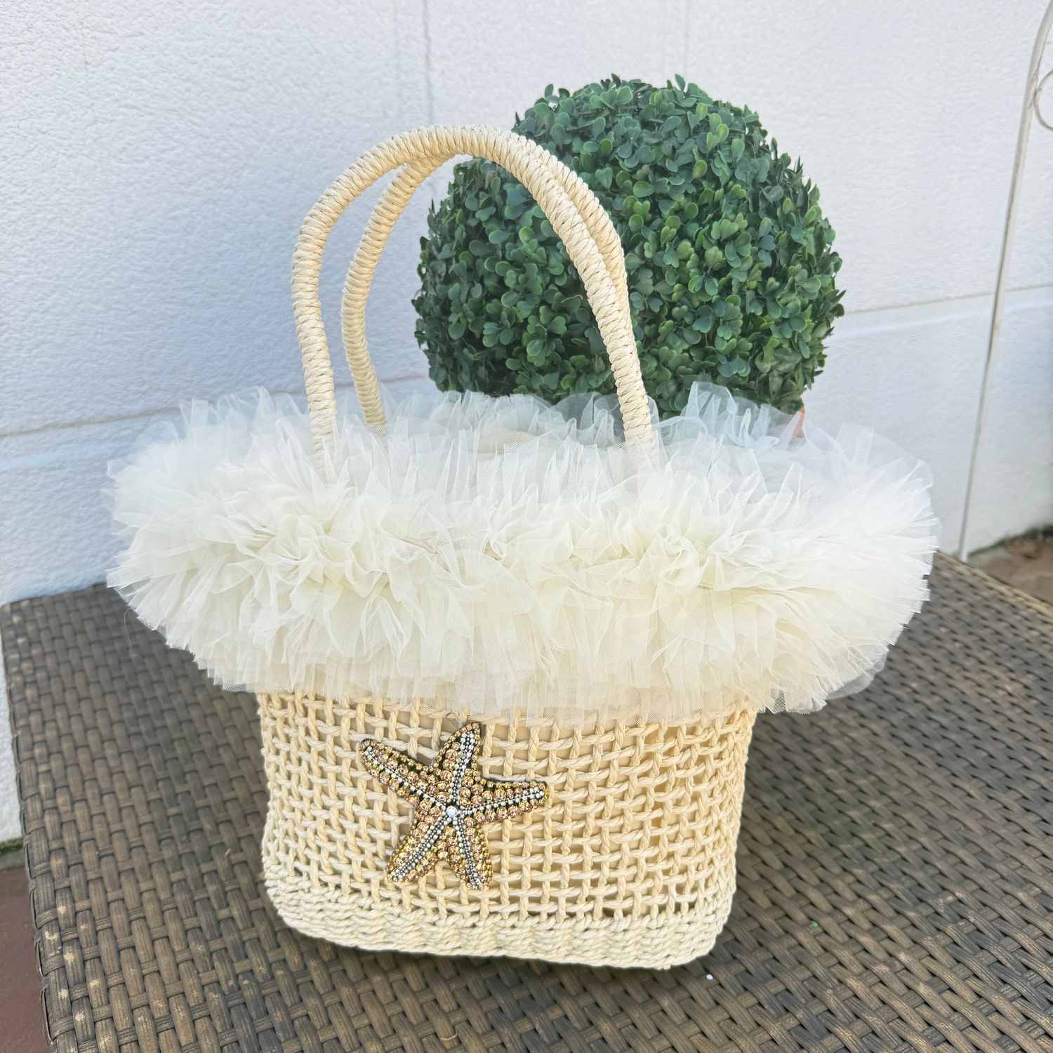 Tulle Bag (cream)