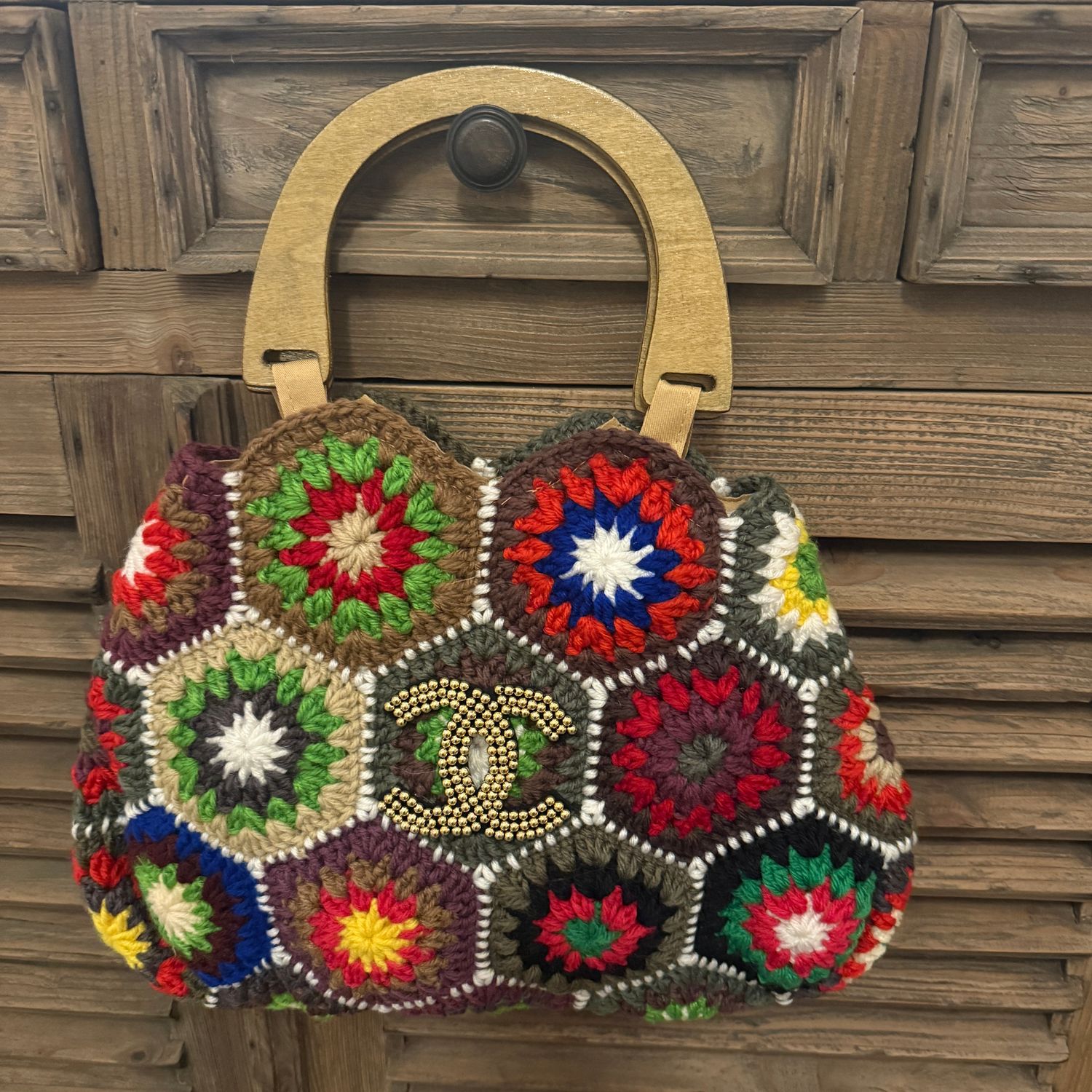 Crochet Quirky Bag CC Detail