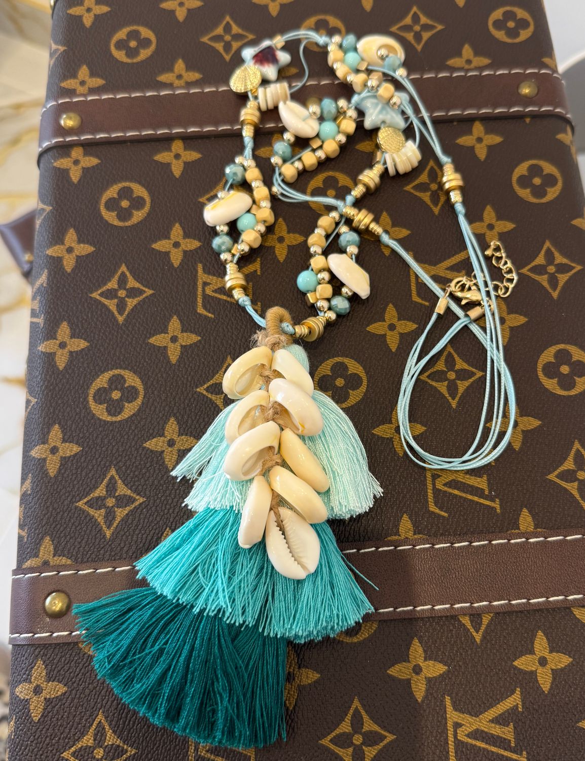 Boho Necklace ( turquoise )