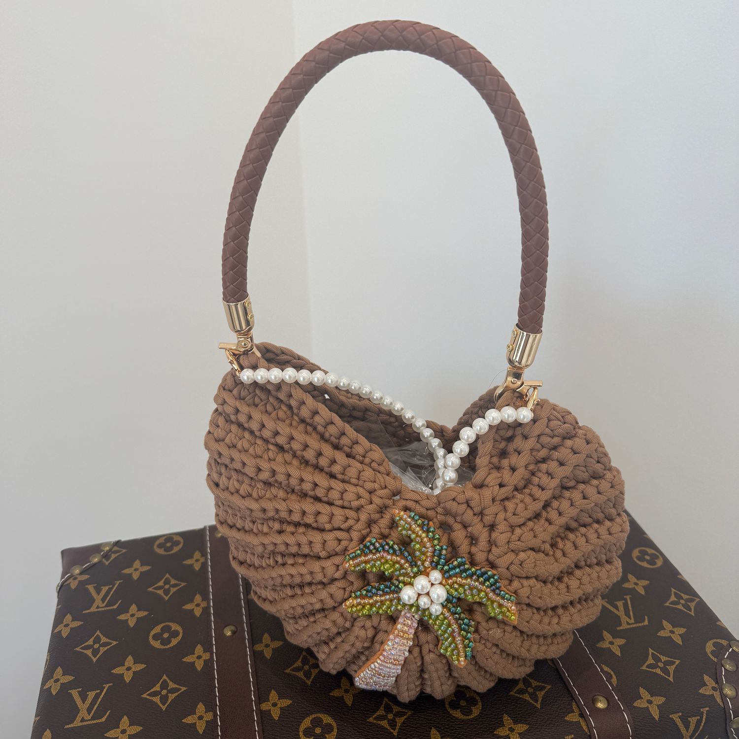 Shell Bag ( brown)
