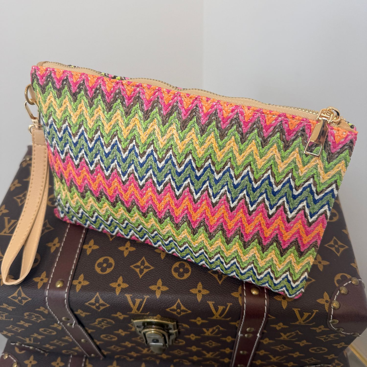 Printed Clutch (lemon)