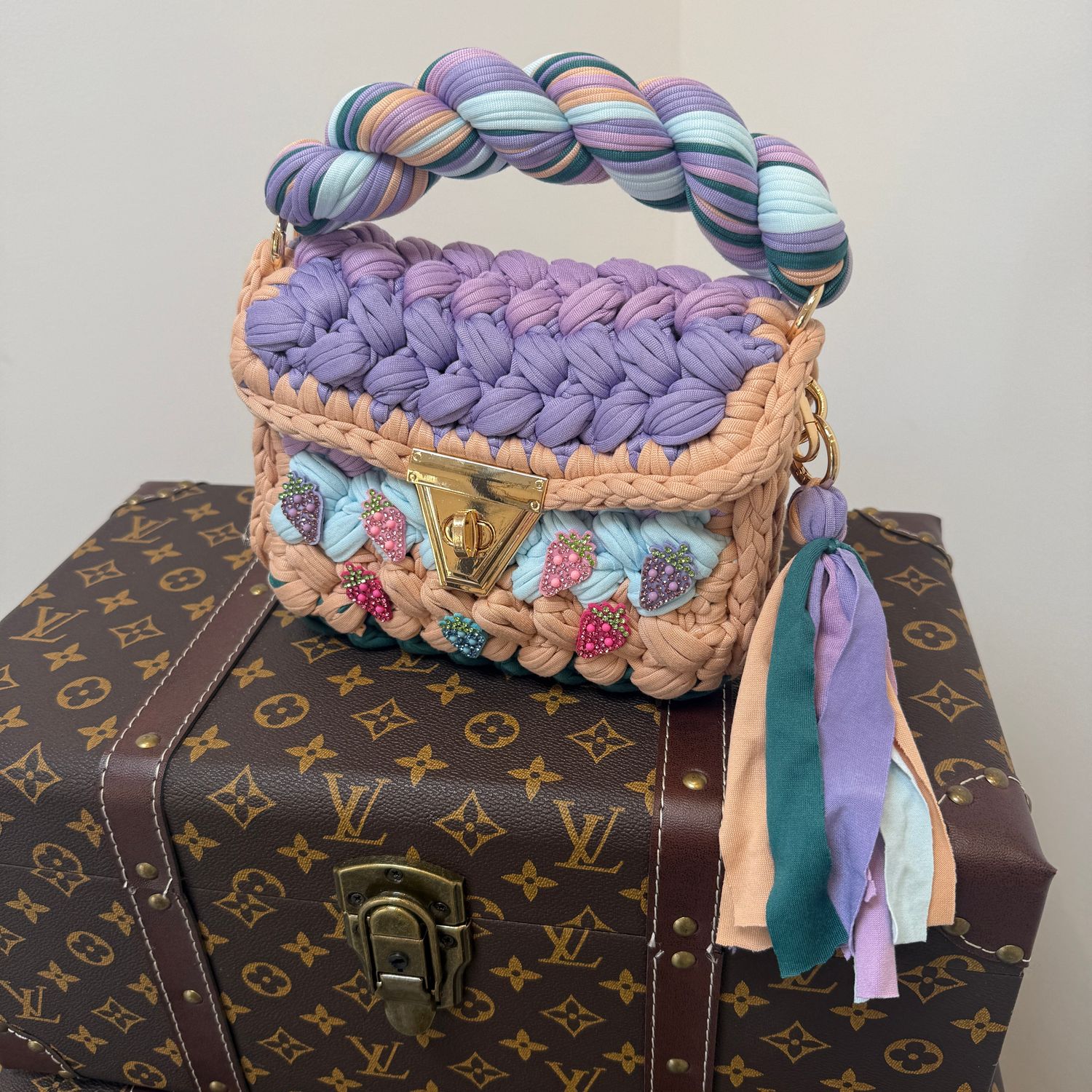 Strawberry Bohemian Bag