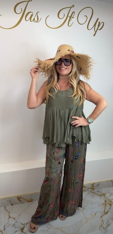 Embroidery Silk Set (khaki)