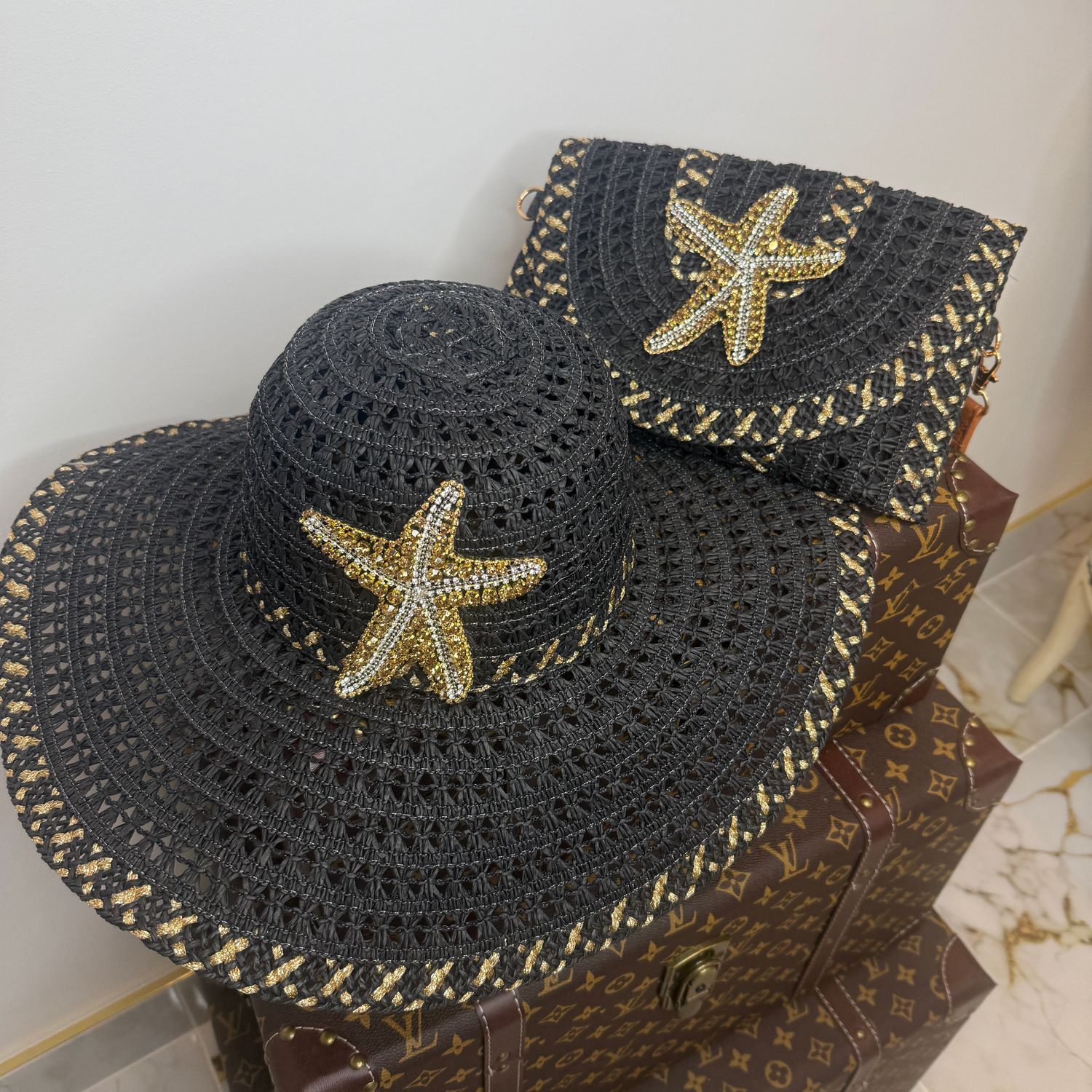 Starfish Set (black &amp; gold)