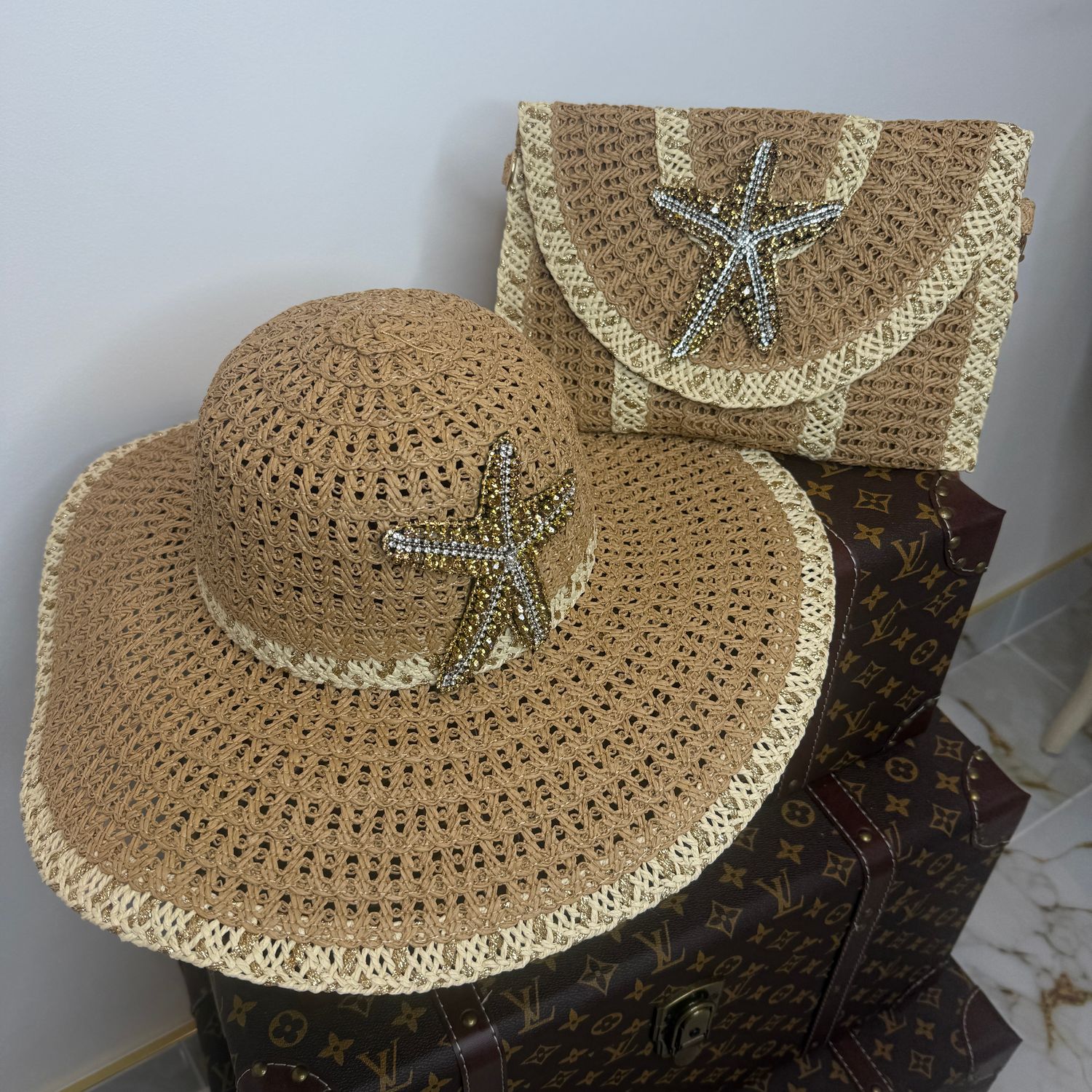 Starfish Set (tan &amp; beige)