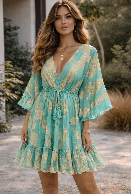 Dolly Dress (turquoise)