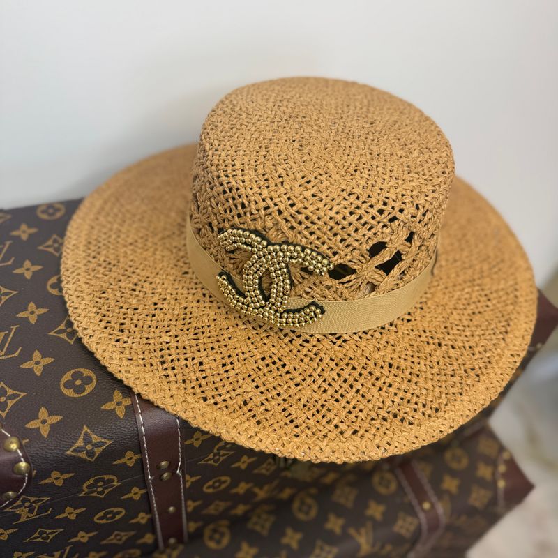 Camel Boater Hat