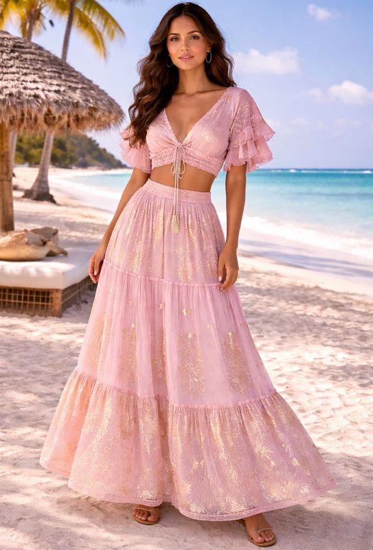 Gold Leaf Set (pink)