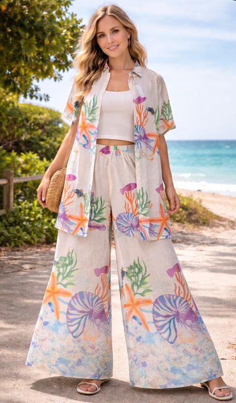 Cotton 2 piece (beige)