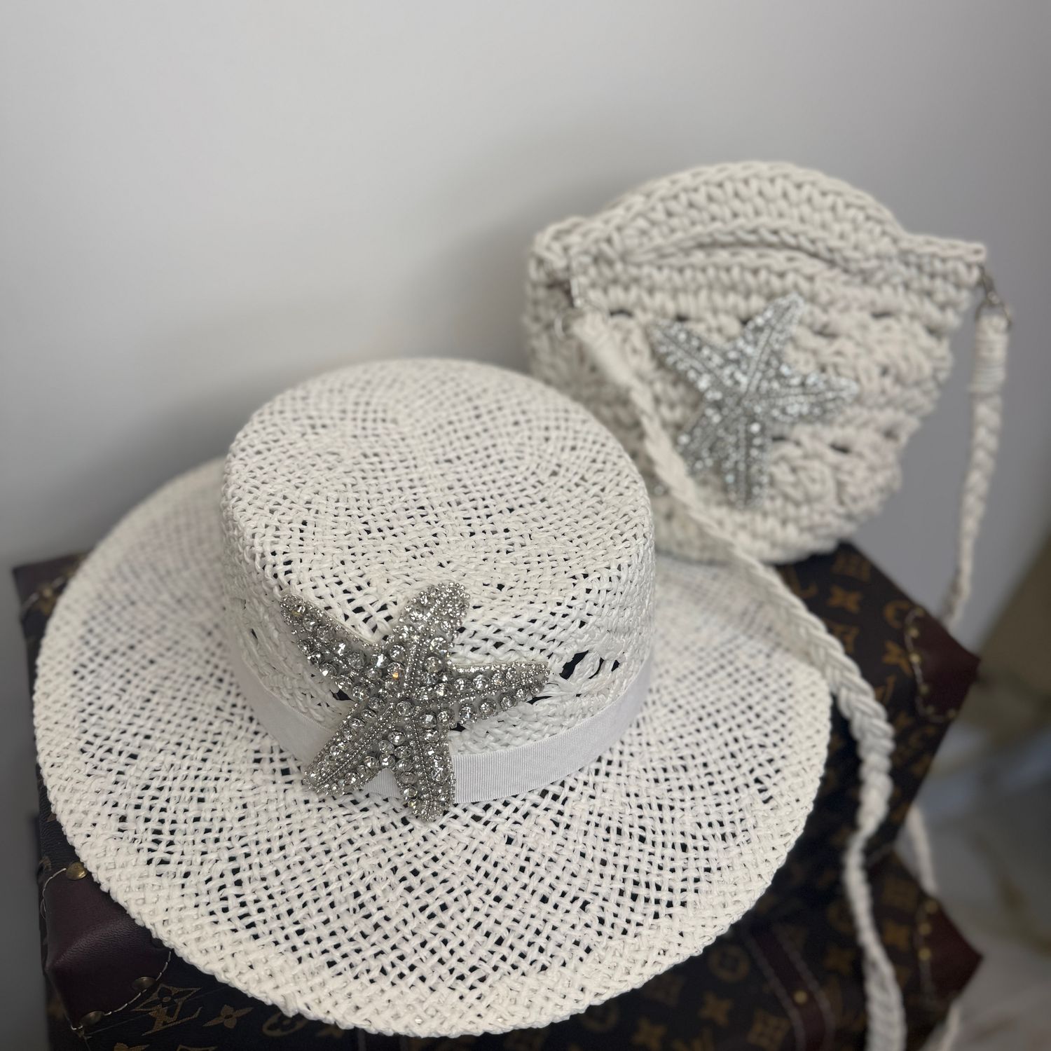 Crochet Bag ( white)