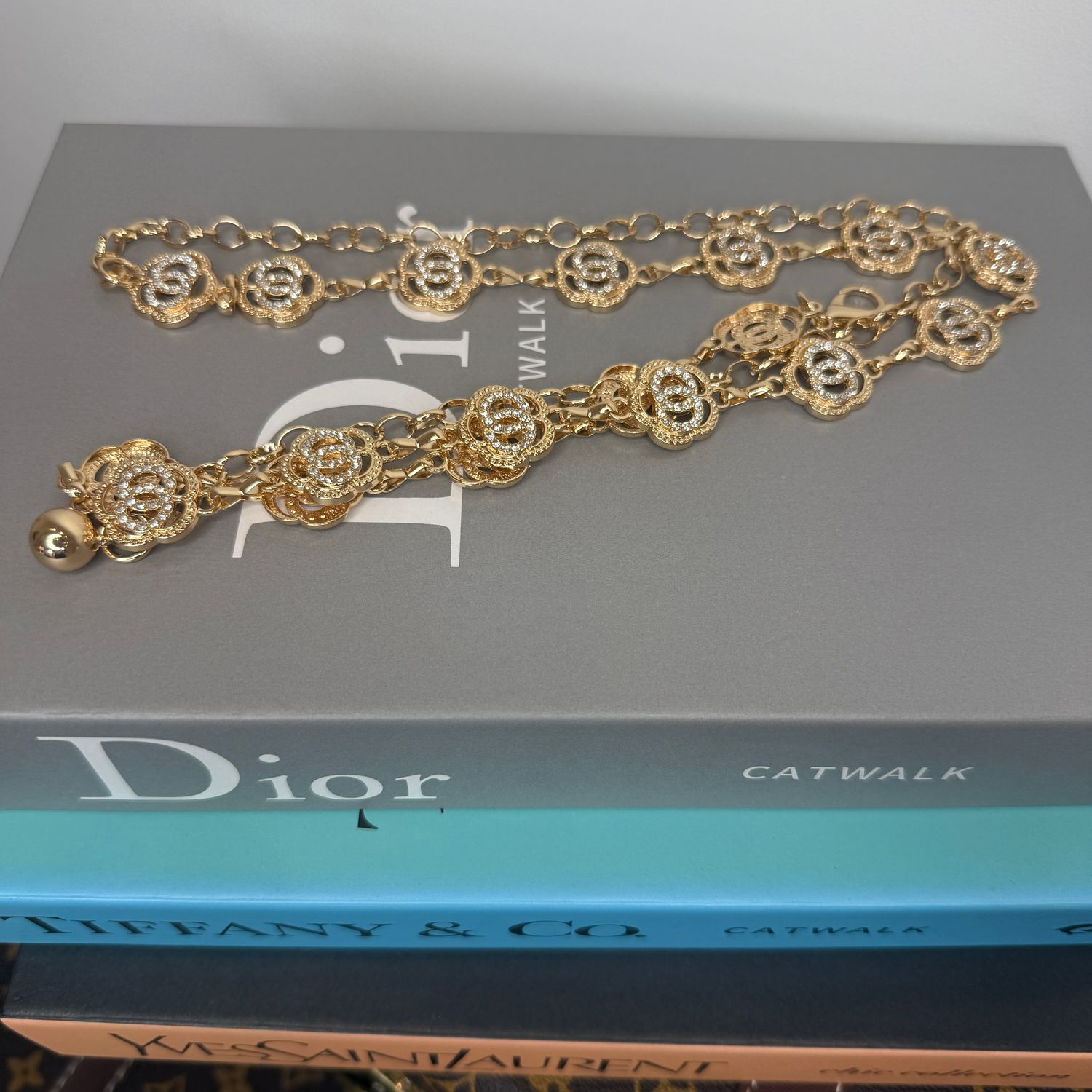 Flower C Chain Belt