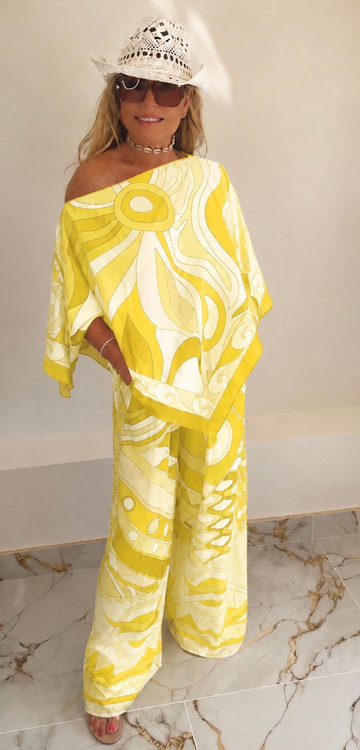 Patterned (lemon)
