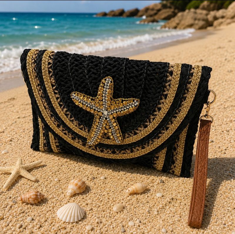 Black &amp; Gold Clutch