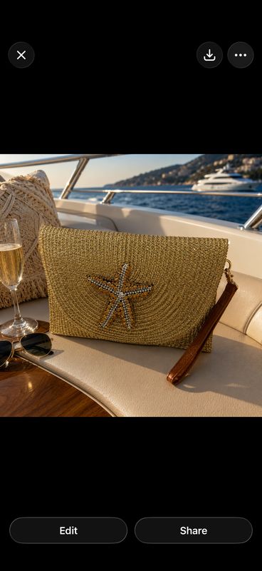 Gold Lurex (starfish )