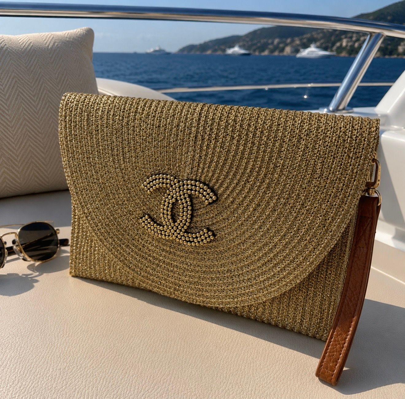 Gold Lurex Clutch