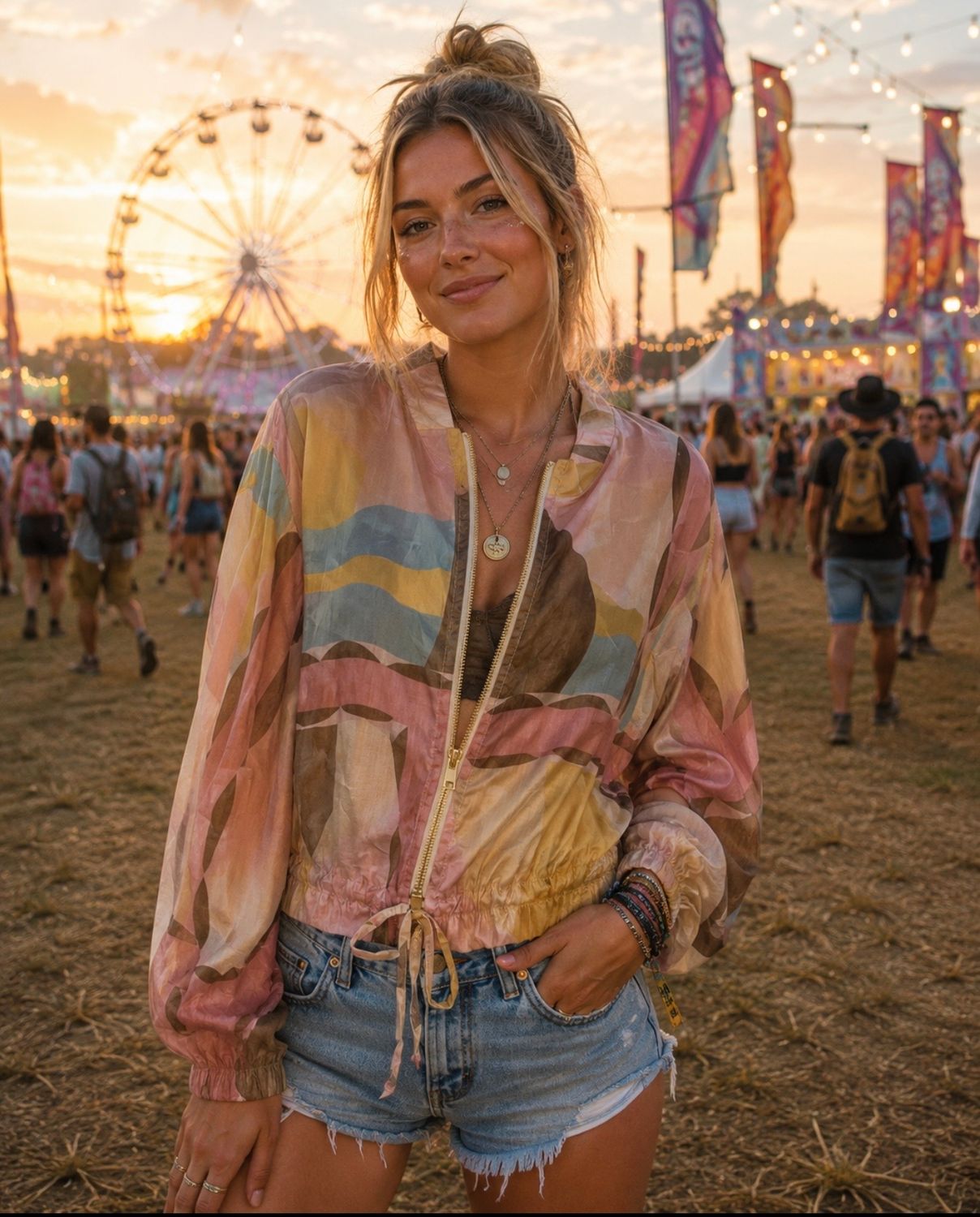 Bomber Jacket ( pink)