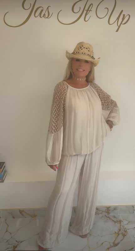 Stone Lace &amp; Silk Set