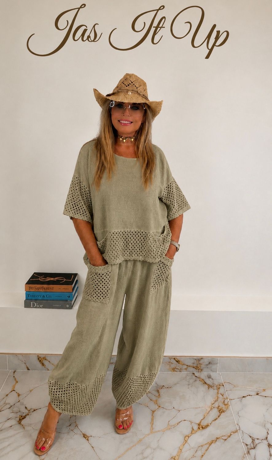 Quirky Set ( khaki)