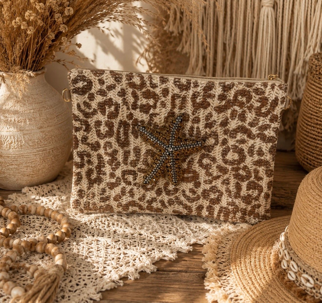 Leopard Clutch
