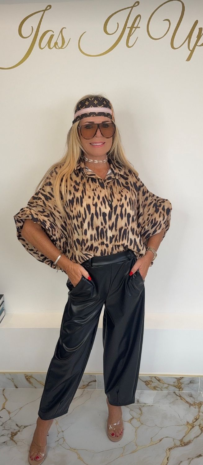 Leopard Blouse