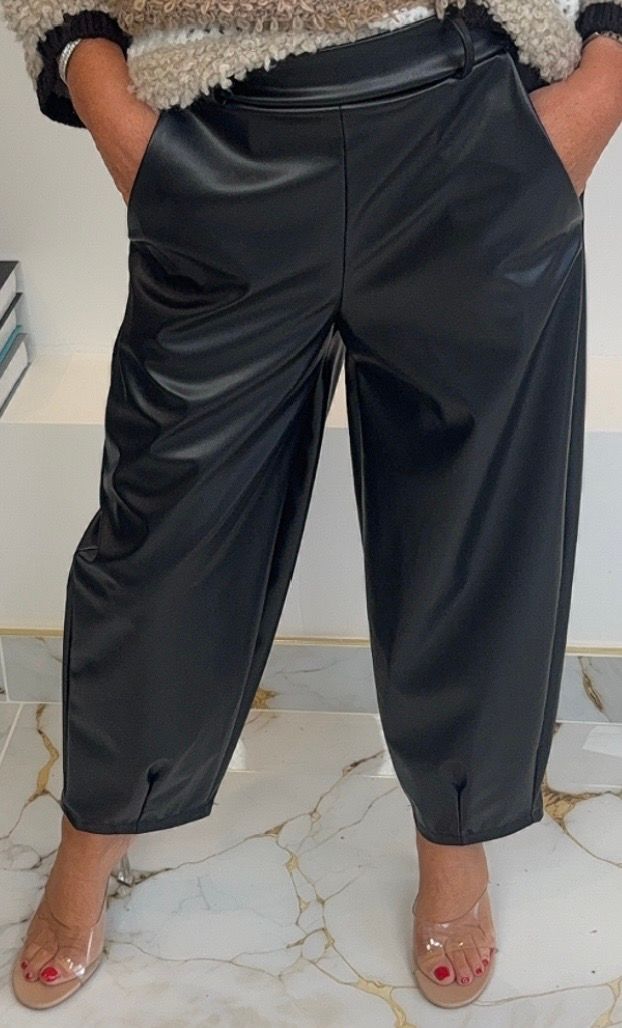 PVC Quirky Trouser ( black )