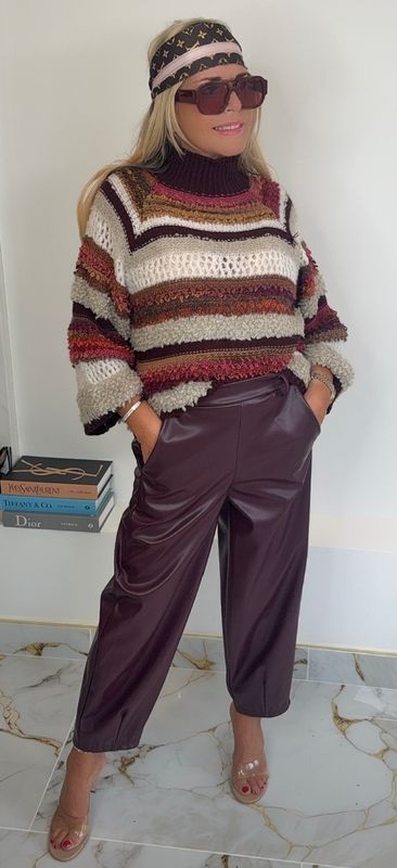 Italian Knit ( burgundy )