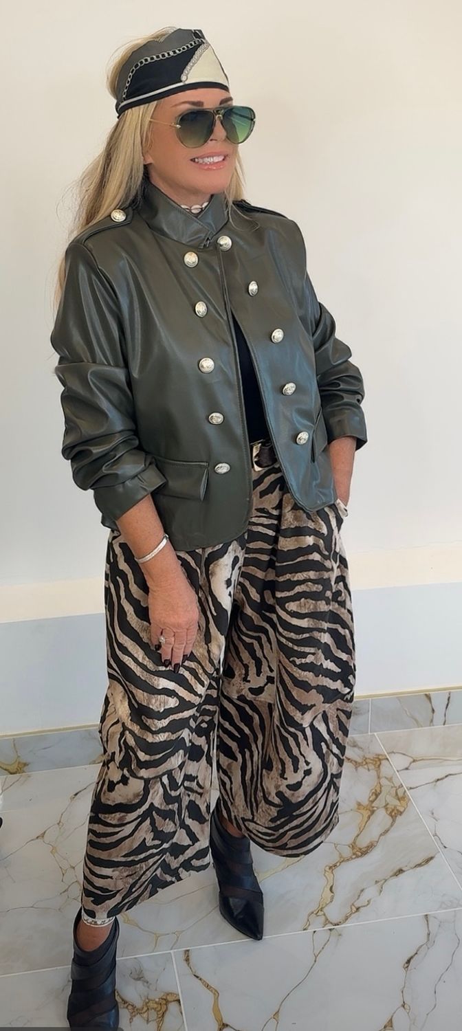 Khaki PVC Jacket