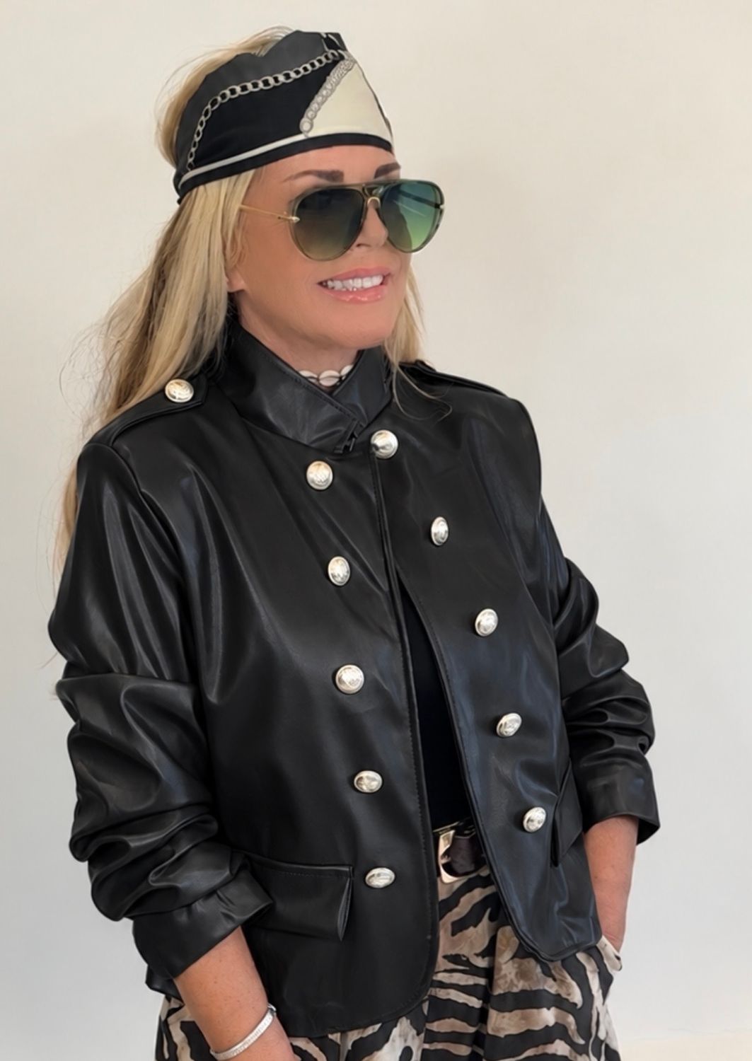 Black PVC Jacket