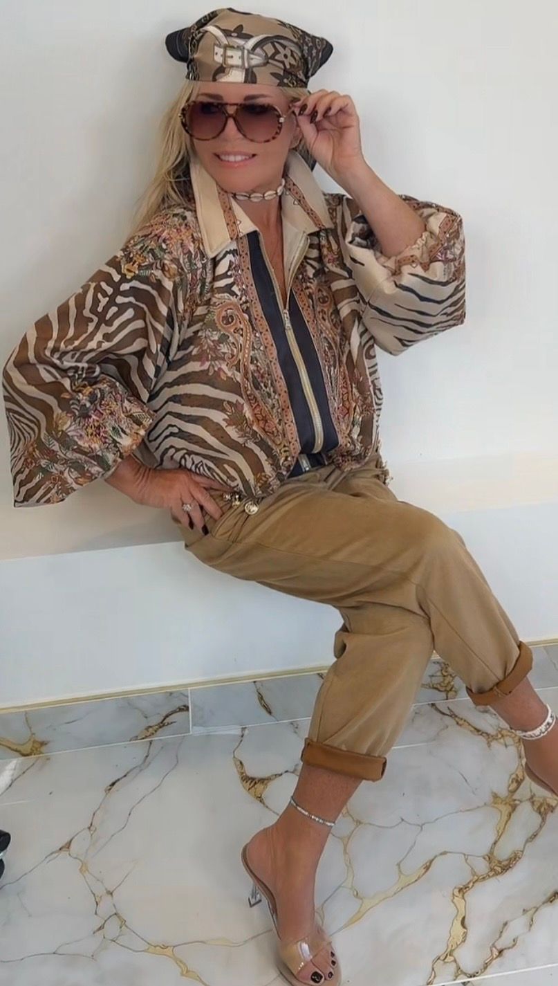 Patterned Jacket ( beige)