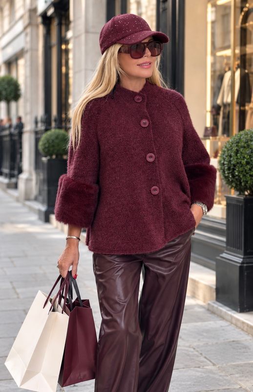 Burgundy Cap