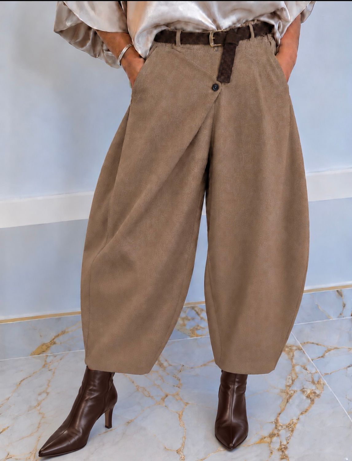 Wrap Trouser ( camel)
