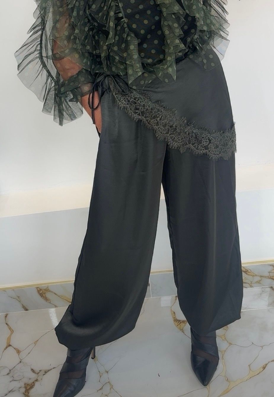 Silk Trouser With Wrap