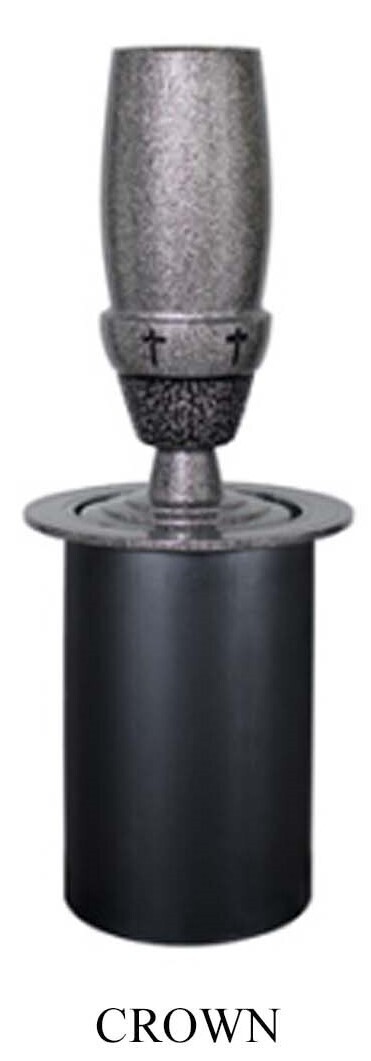 Crown Inground Polymer Vase