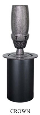 Crown Inground Polymer Vase