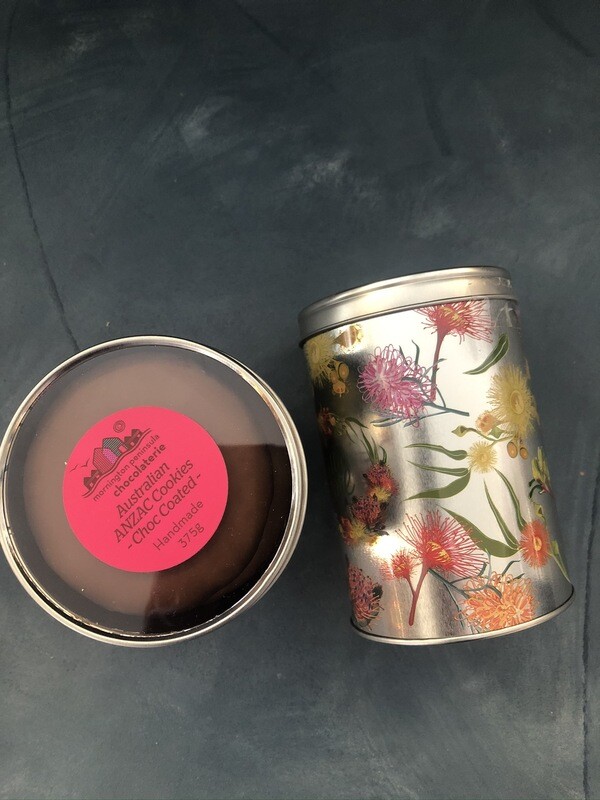 Chocolate Coated Anzac Cookies - Mornington Peninsula Chocolaterie