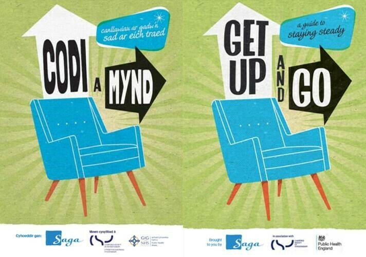 Taflen Codi a mynd / Get up and go leaflet (Gweld ar-lein / View online)