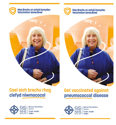 Cael Eich Brechu Rhag Clefyd Niwmococol/  Get Vaccinated Against Pneumococcal Disease (Taflen/ Leaflet)