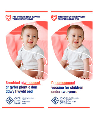 Brechiad Niwmococol ar Gyfer Plant dan Ddwy Flwydd Oed/ Pneumococcal vaccine for Children Under Two Years (Taflen/ Leaflet)