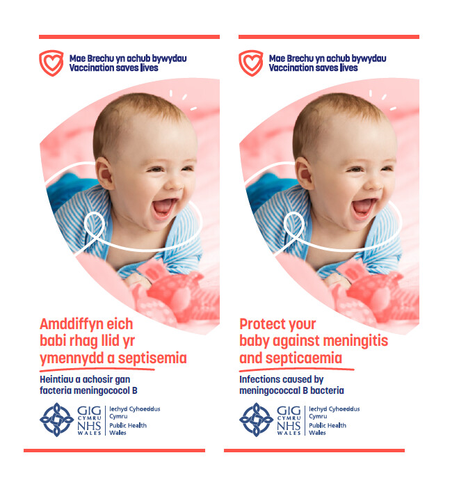 Amddiffyn Eich Babi Rhag Llid yr Ymennyedd a Septisemia/ Protect You and Your Baby Against Meningitis and Septicaemia Caused by Men B (Taflen/ Leaflet)