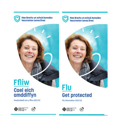 Adult flu leaflet 2021-22 / Taflen ffliw oedolion 2021-22