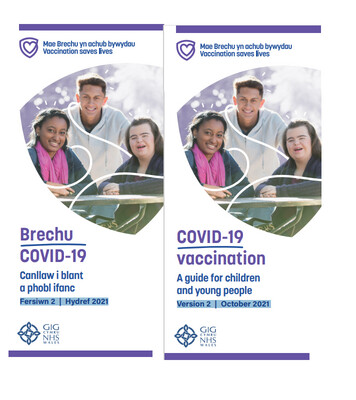 ​Brechiad COVID-19 ​- Canllaw i blant a phobl ifanc | A guide for children and young people​ 
Fersiwn 2 | Hydref 2021​ | Version 2 | October 2021