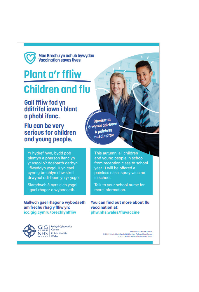 Poster ysgol uwchradd A3 | Secondary school poster A3