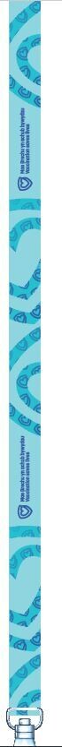 Vaccination saves lives lanyard (generic) | ​Cadwyn gwddw Mae brechu yn achub bywydau (cyffredinol)