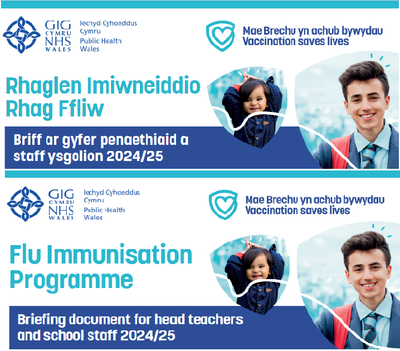 Rhaglen Imiwneiddio Rhag Ffliw: briff ar gyfer penaethiaid a staff ysgolion 2024/2025 | Flu Immunisation Programme: Briefing document for head teachers and school staff 2024/2025
