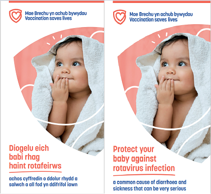 (taflen ddwyieithog) Diogelu eich babi rhag haint rotafeirws | Protect your baby against rotavirus infection (bilingual leaflet)