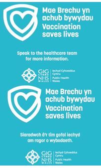 Gwybodaeth am frechiadau COVID-19 a Ffliw i garcharorion (CYMRAEG) |COVID-19 and Flu vaccinations information for prisoners (ENGLISH)