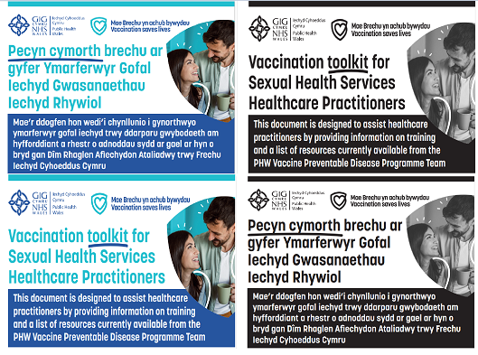 Pecyn cymorth brechu ar gyfer Ymarferwyr Gofal Iechyd Rhywiol | Vaccination toolkit for Sexual Health Services Healthcare Practitioners