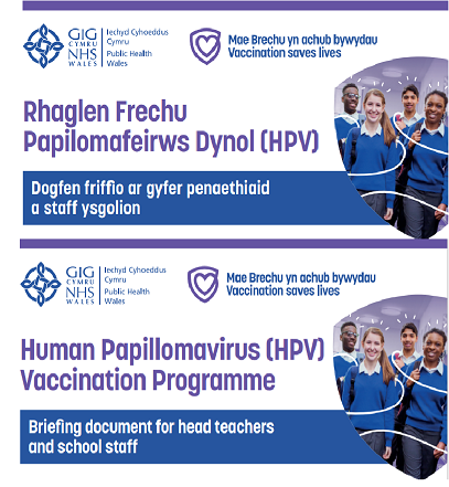 Rhaglen Frechu Papilomafeirws Dynol (HPV) Dogfen friffio | Human Papillomavirus (HPV) Vaccination Programme Briefing document